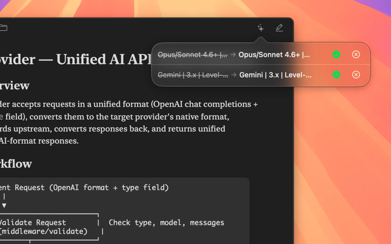 dotmd AI grammar correction